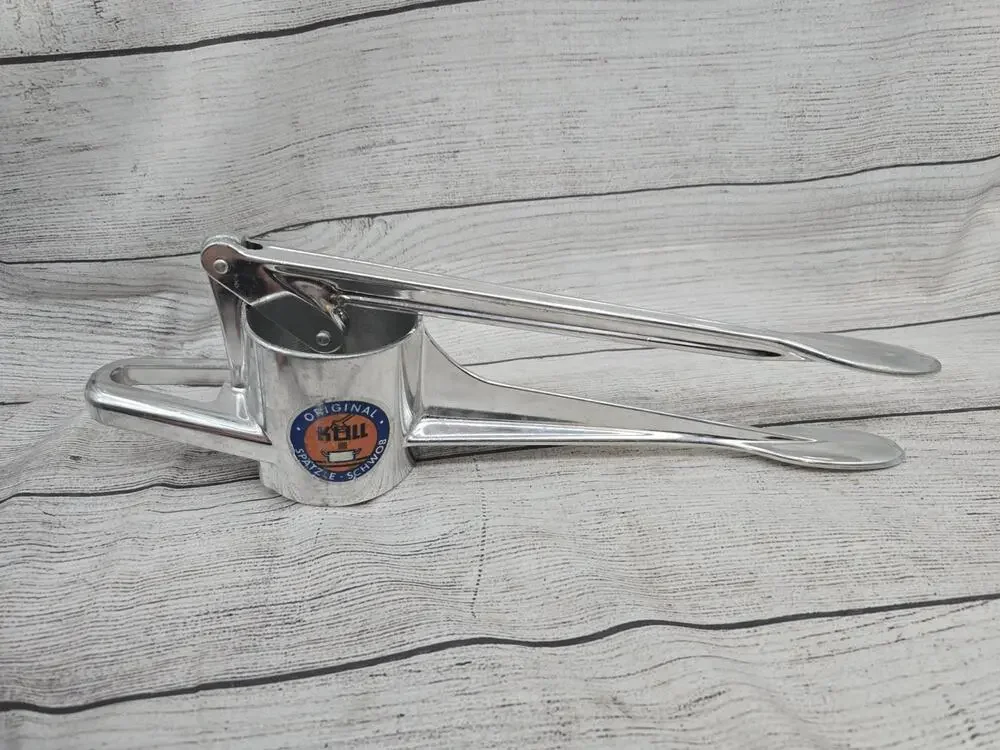 Kull Original Vtg Spatzle Schwob Maker Aluminum Press Potato Ricer Germany